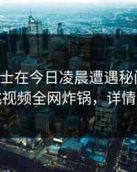 业内人士在今日凌晨遭遇秘闻脸红，樱桃视频全网炸锅，详情探秘